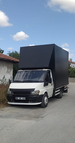 Asansörlü nakliyat aracımız